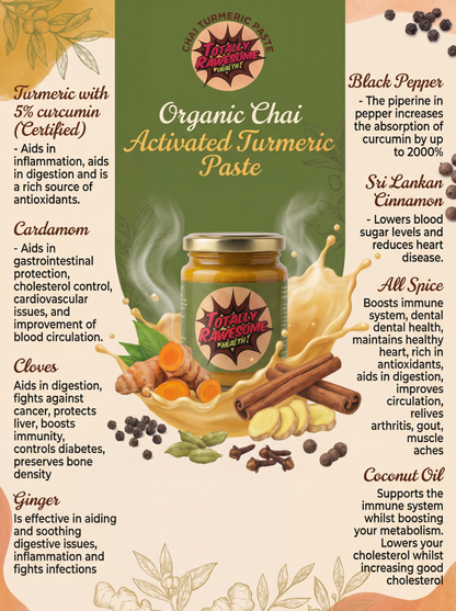 Chai Activated Organic Turmeric Paste